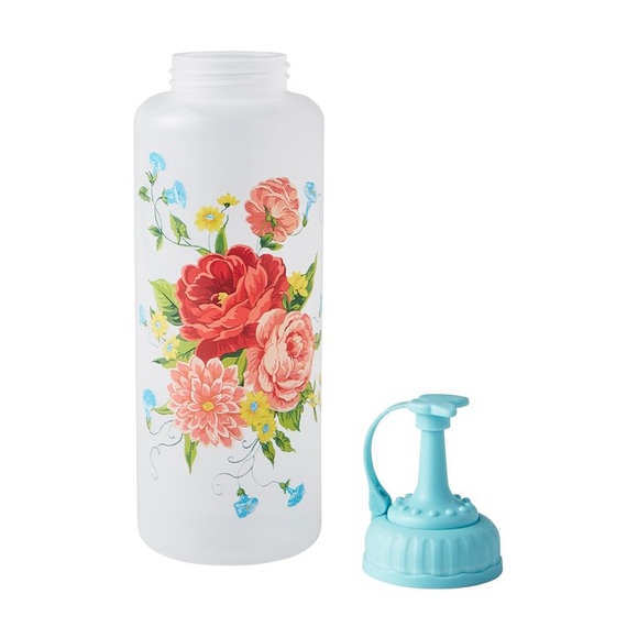🌺 New Pioneer Woman Dispenser Sweet Rose Bottle ~ Set of 2 - Picture 4 of 9